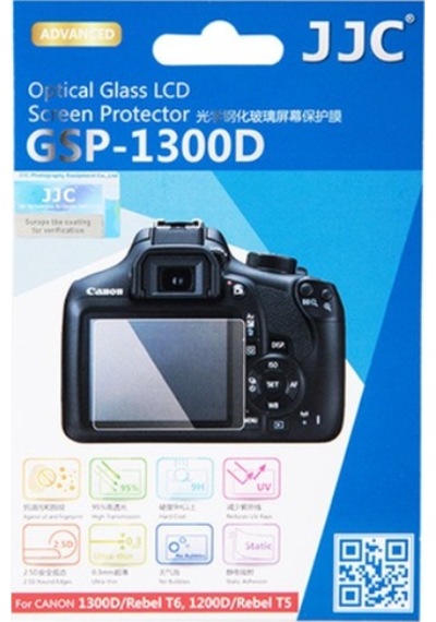 Jjc GSP-1300D Canon 1200D 1300D Uyumlu 0.3 MM LCD Ekran Koruyucu
