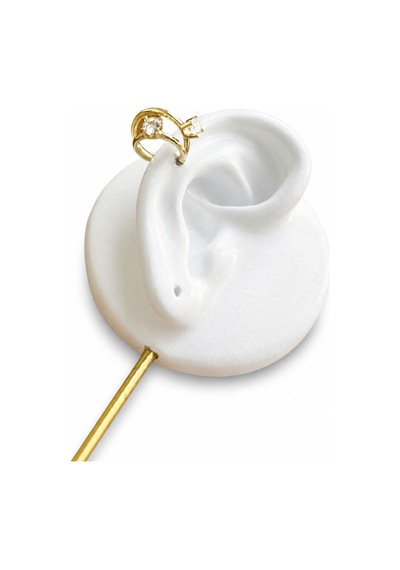 Çelik Kıkırdak Küpe Gold 94141174