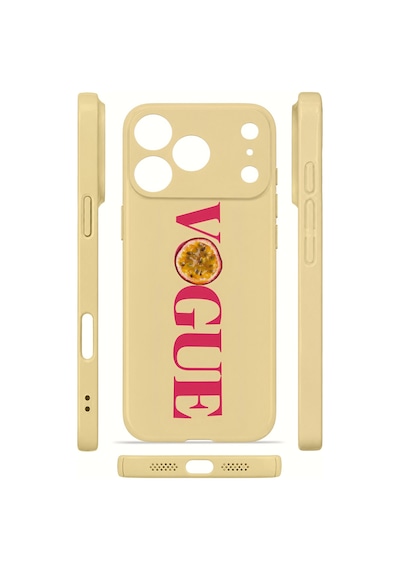 Apple iPhone Uyumlu 17 Pro Max Vorian İnce Kamera Korumalı Mika Kılıf Vogeue Passion Vogeue Passion Mika