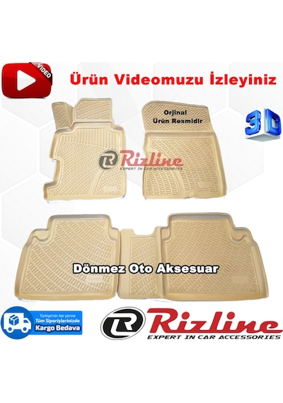 Honda Civic 3D Paspas Havuzlu Bej Sedan 2007-2012 Arası Rizline