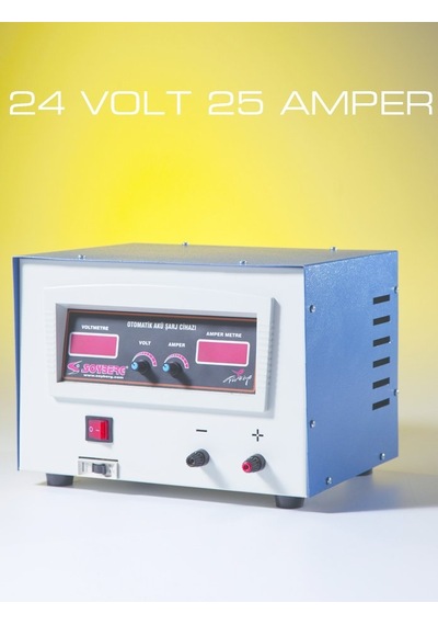Soyberg Akü Şarj Cihazı 24 Volt 25 Amper Otomatik Akü Şarj Cihazı 2425