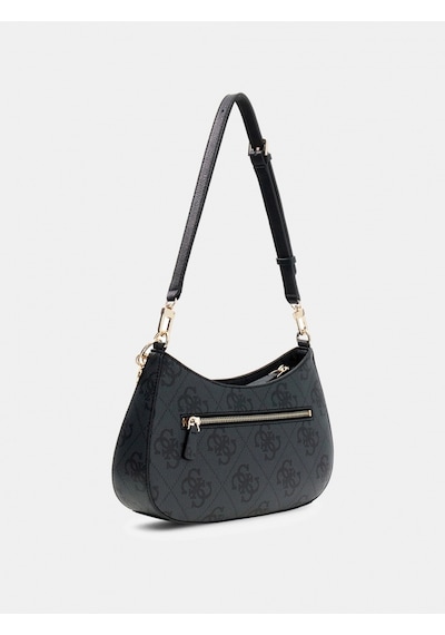Guess Noelle Iı Üstten Fermuarlı Kadın Antrasit Omuz Çantası Hwss9672180-clo