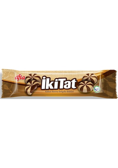 Afia İki Tat Kakao Krema Dolgulu Bisküvi 80 G