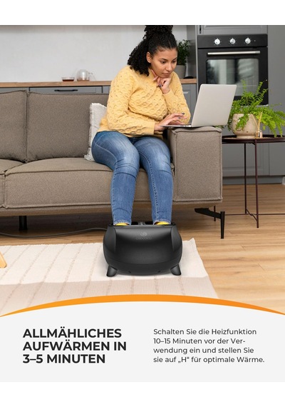 Coococo Isı Ve Uzaktan Kumandalı Elektrikli Ayak Masajı, Sıkıştırmalı Abs Shiatsu Ayak Masajı, Isıtmalı Elektrikli Ayak Masajı, Ayak Masajı, Kadınlar Ve Erkekler İçin Hediye