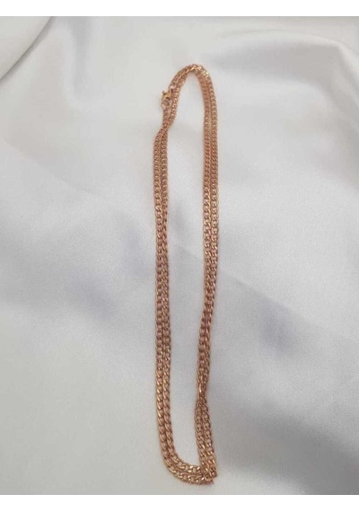 80 Cm Uzunluk Gurmet Model Zincir Rose Renk Çelik Unisex Sevgiliye Eşe Anneye Kolye Zincir Rose Gold