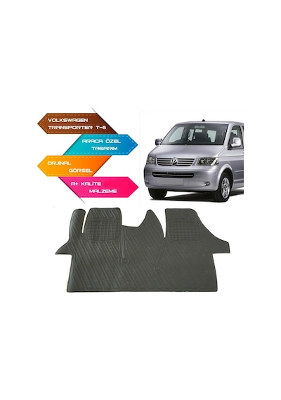 Volkswagen Transporter T5 Paspas T5 Kauçuk Paspas Aop