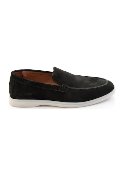 Siyah Hakiki Deri Erkek Loafer Ayakkabı E01079010102 Siyah