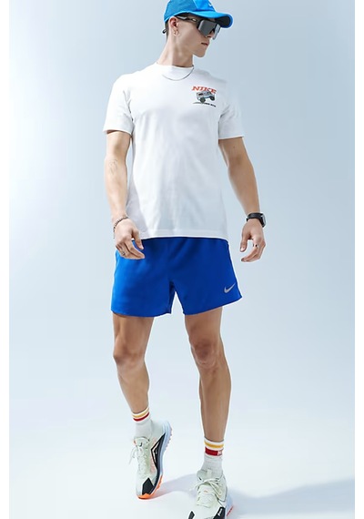 Nike Dri-fıt Strıde 5ın Brief Short Blue 13 Cm Erkek Şort Mavi Mavi