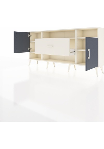 Arges Konsol 5 Raflı Tek Çekmeceli 2 Kapaklı 176x30x83 Aytaşı-antrasit/aytaşı Antrasit/aytaşı Arges Konsol 5 Raflı Tek Çekmeceli 2 Kapaklı 176x30x83 Aytaşı-antrasit/aytaşı Antrasit/aytaşı