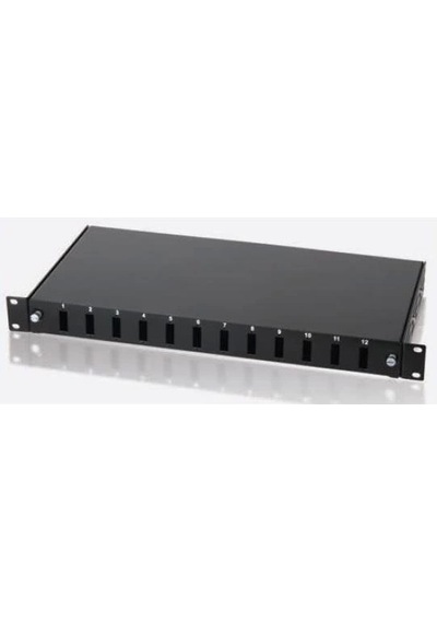 Ontech - Uranıum Ppr12pscdx 12 Port F/o Sc Dx Ral9005 Patch Panel 10f-sb1u12pscdx-rea