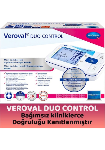 Hartmann VEROVAL DUO CONTROL Tam Otomatik Üst Koldan Ölçer Tansiyon Aleti