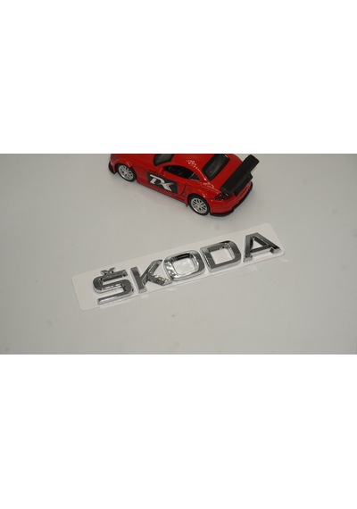 Skoda Bagaj Krom ABS 3M 3D Yazı Logo Amblem