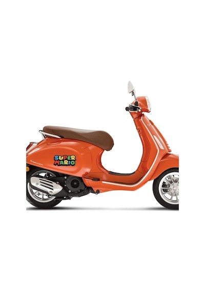 Super Mario Logo Sticker Motor, Kask, Laptop, Araba Sticker 13x6cm
