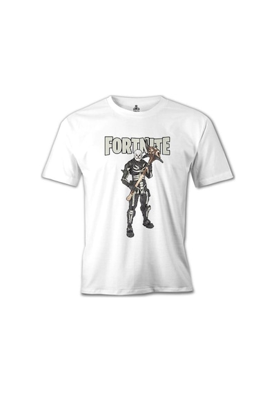 Fortnite - Skull Iı Beyaz Erkek Tshirt