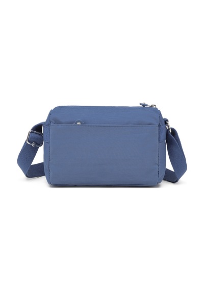 Smart Bags Günlük Küçük Boy Su Geçirmez Hafif Krınkıl Kumaş Kadın Çapraz Çanta Mavi
