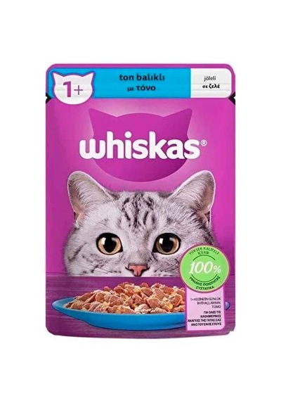 Whiskas Ton Balıklı Jöleli Kedi Konserve Maması 85 Gr