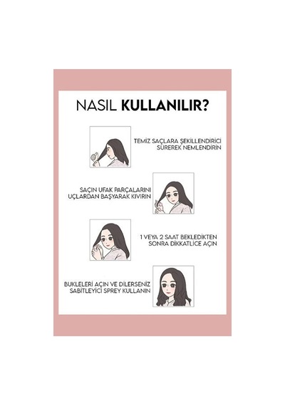 Saç Bakımı & Şampuan 6'lı Bigudi Seti Diğer