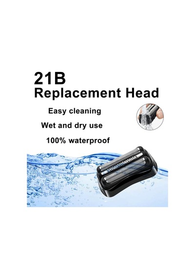 2 Paket 21b Serisi 3 Elektrikli Tıraş Makinesi Yedek Kafası Braun Serisi 3 Folyo Tıraş Makinesi Yedek Kafaları 21b 3010s, 3040s, 5409, Vb Braun Part 21b İçin