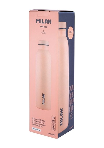 Mılan 643020P 1918 Pembe Paslanmaz Izotermal Matara 591Ml