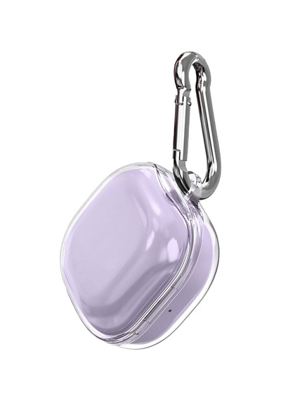 Samsung Uyumlu Galaxy Buds Live - Buds Pro Kılıf Askı Aparatlı Transparan Silikon Şeffaf Çok Renkli