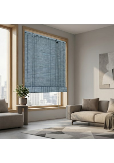 Koçtaş Ahşap Stor Perde Gri 120 x 180 CM