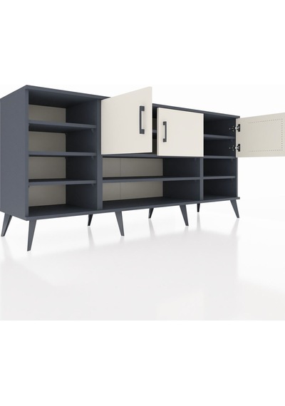 Hyperion Konsol 9 Raflı 3 Kapaklı 176x44x83 Antrasit-aytaşı Aytaşı Hyperion Konsol 9 Raflı 3 Kapaklı 176x44x83 Antrasit-aytaşı Aytaşı