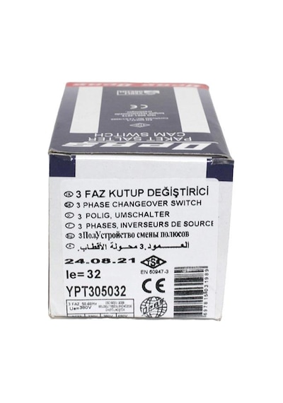 Opaş 3X32A 1-0-2 Şalter