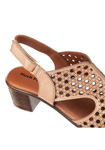 Hush Puppies Fito 624216 Hakiki Deri Kadın Sandalet Siyah Sand