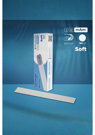 Staleks Expert 20 Yedek Papmam Beyaz Törpüler Yumuşak Taban 180 Grit 25 Adet Dfce-20-180/25w