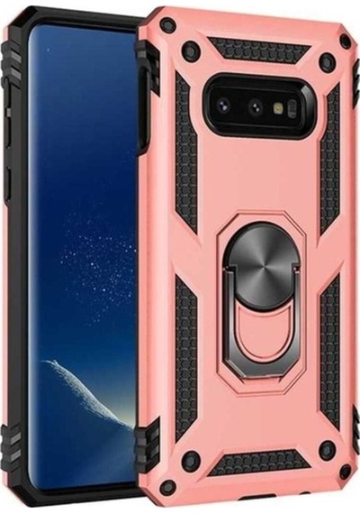 Galaxy S10e Kılıf Zore Vega Kapak Rose Gold