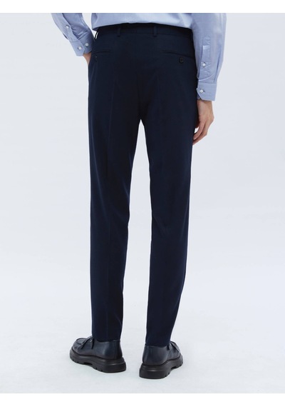 Kip Lacivert Düz Dokuma Fitted Fit Klasik Pantolon 400053 Lacivert