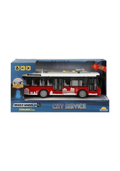 1:16 Eco Lounge Sesli Ve Işıklı Şehir Otobüsleri 26 Cm