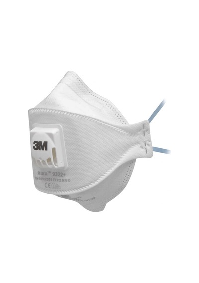 3m 9322+ Ventilli Toz Maskesi Ffp2 Aura 10 Adet