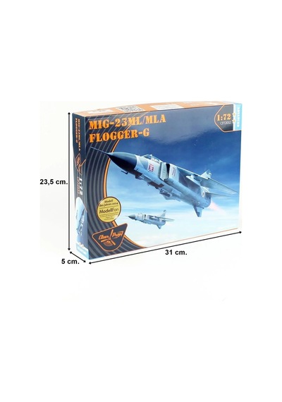 1/72 Mig-23ml/mla Flogger-g Askeri Jet Uçağı Maketi, Clear Prop Models 72032