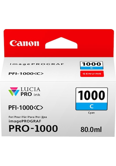 Canon Ink Pfı 1000 Mavi Mürekkep Kartuşu