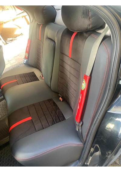 Alfa Romeo 156 1998-2006 Arası Arka Sırt Kolcaklı Model - Oto Koltuk Kılıfı