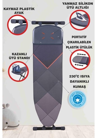 Devecioğlu Harbinger Mm152 Alfaboard Ütü Masası Diğer