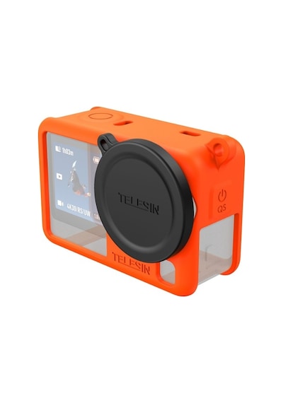 Telesin Osmo Action 6 Için Silikon Koruyucu Kılıf Orange