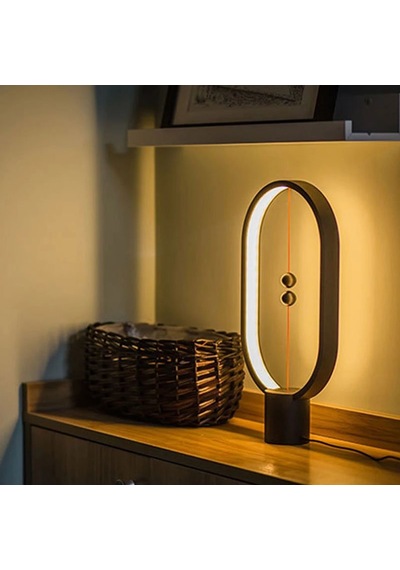 Mini Denge Işık Yaratıcı Manyetik Led Gece Lambası 1 Adet