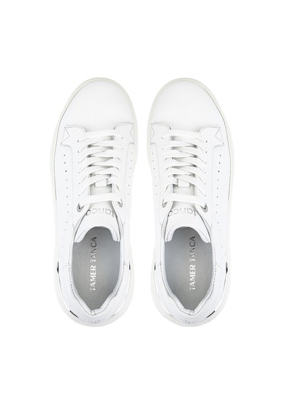 Tamer Tanca Erkek Hakiki Deri Beyaz Sneakers & Spor Ayakkabı 1212 2502 Erk Ayk Y26 Beyaz
