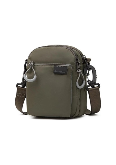 Dalidasecret Smart Bags 53347 Uniseks Mini Çapraz Çanta Açık Kahve Açık-kahve