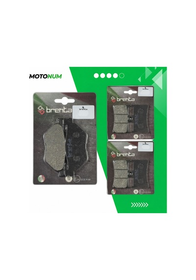 Yamaha Xtz 1200 Super Tenere Ön Ve Arka Fren Balata Takımı Brenta Mtn6184
