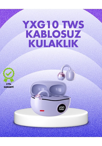 Yxg10 Kablosuz Kulaklık Bluetooth 5.4, Dokunmatik, Led Ekranlı Şarj Kutusu - Lisinya