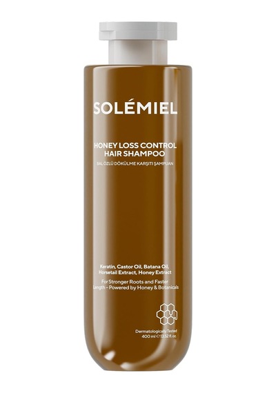 Tr Solémiel Bal Özlü Dökülme Karşıtı Şampuan 400 Ml - Batana, Castor Yağı, Keratin Ve At Kuyruğu Ekstraktı