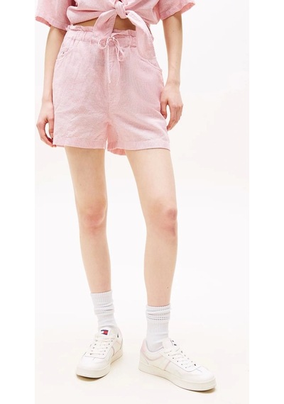 Tommy Jeans Tjw Cotton Lınen Short Çok Renkli