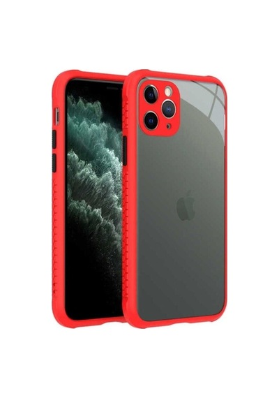 Apple Uyumlu iPhone 11 Pro Kılıf Zore Kaff Kapak Kırmızı