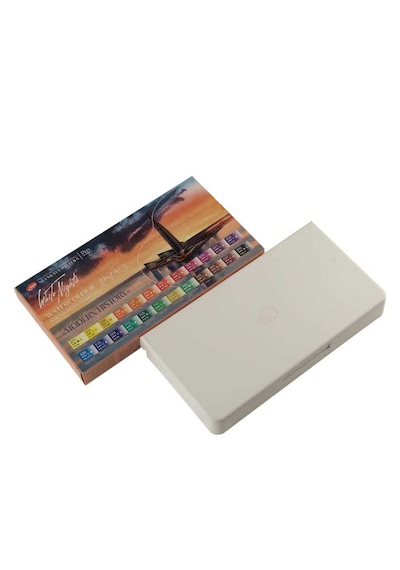 St. Petersburg White Nights Tablet Sulu Boya Seti 24 Renk Modern