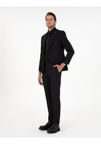Pierre Cardin Erkek Siyah Takım Elbise 50293607-vr046
