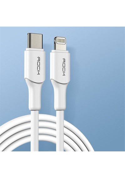 Z18 Type-c To Lightning Hızlı Data/şarj Kablosu Pd 20w 1mt Beyaz