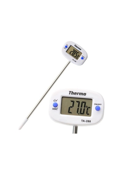 Primex Px-60 Digital Mutfak Termometresi, Yemekler İçin Dijital Termometre, Paslanmaz Çelik Sıcaklık Ölçer